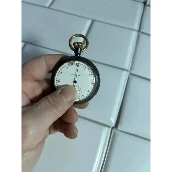 Vintage Trotter Pocket Watch Timer Time Piece clock - Picture 10 of 12